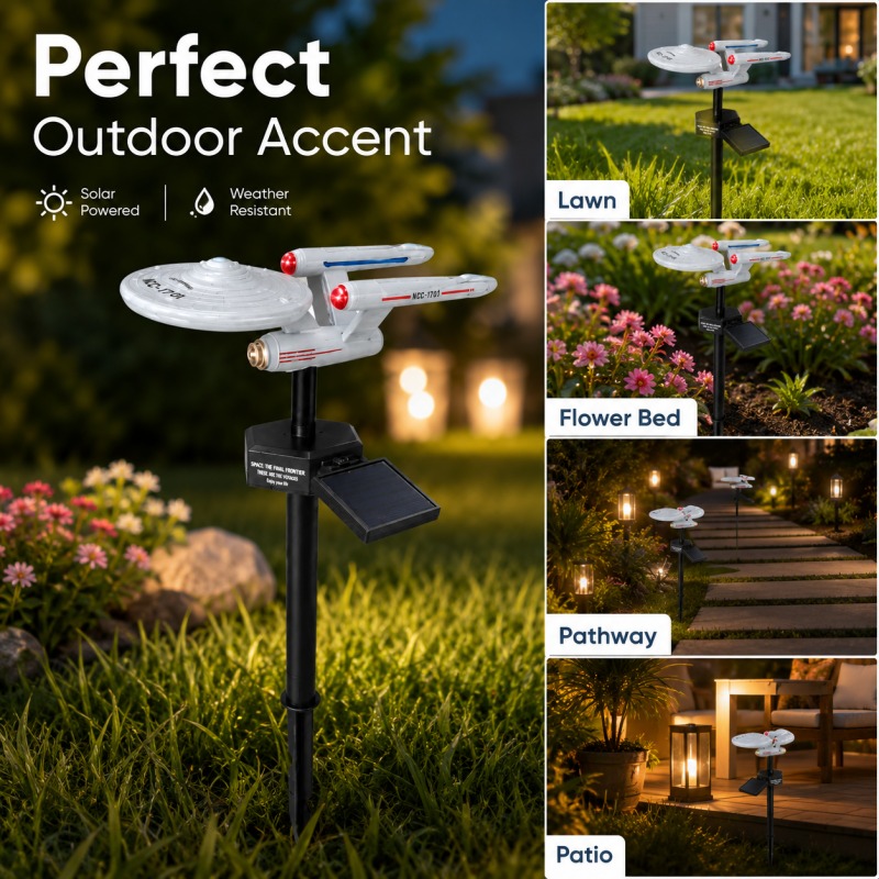 Smart Garden Spotlights - Lampe solaire de jardin Star Trek