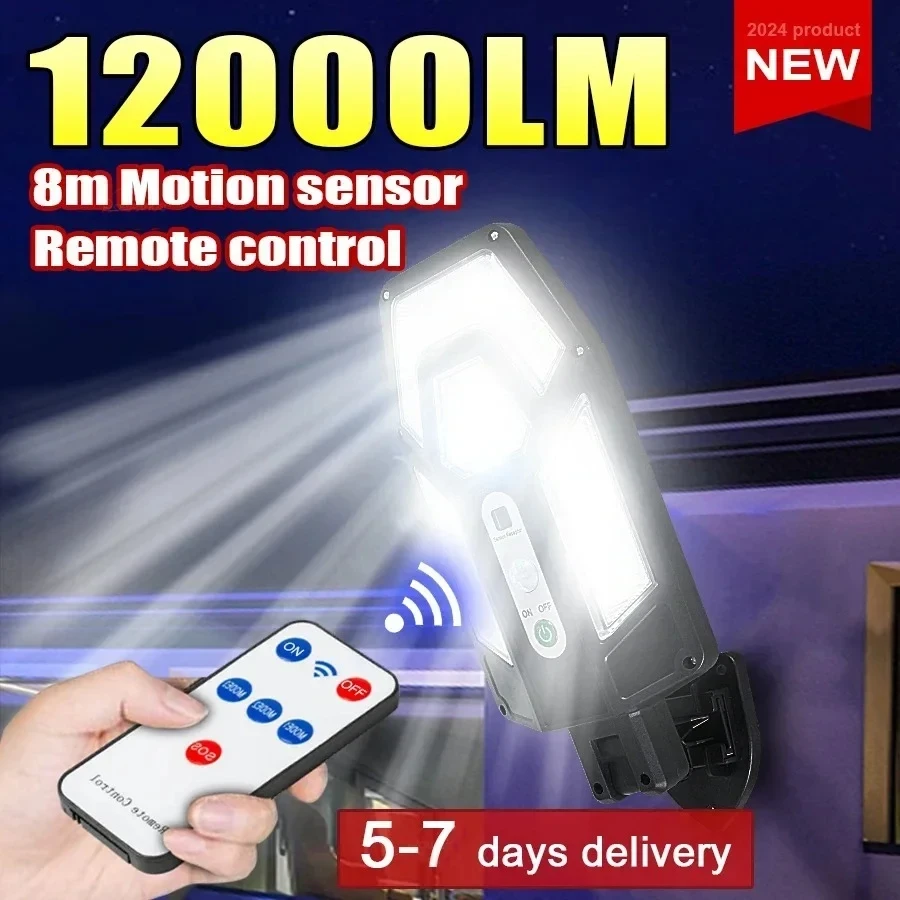 Smart Garden Spotlights - 12000LM lampe murale solaire puissante avec