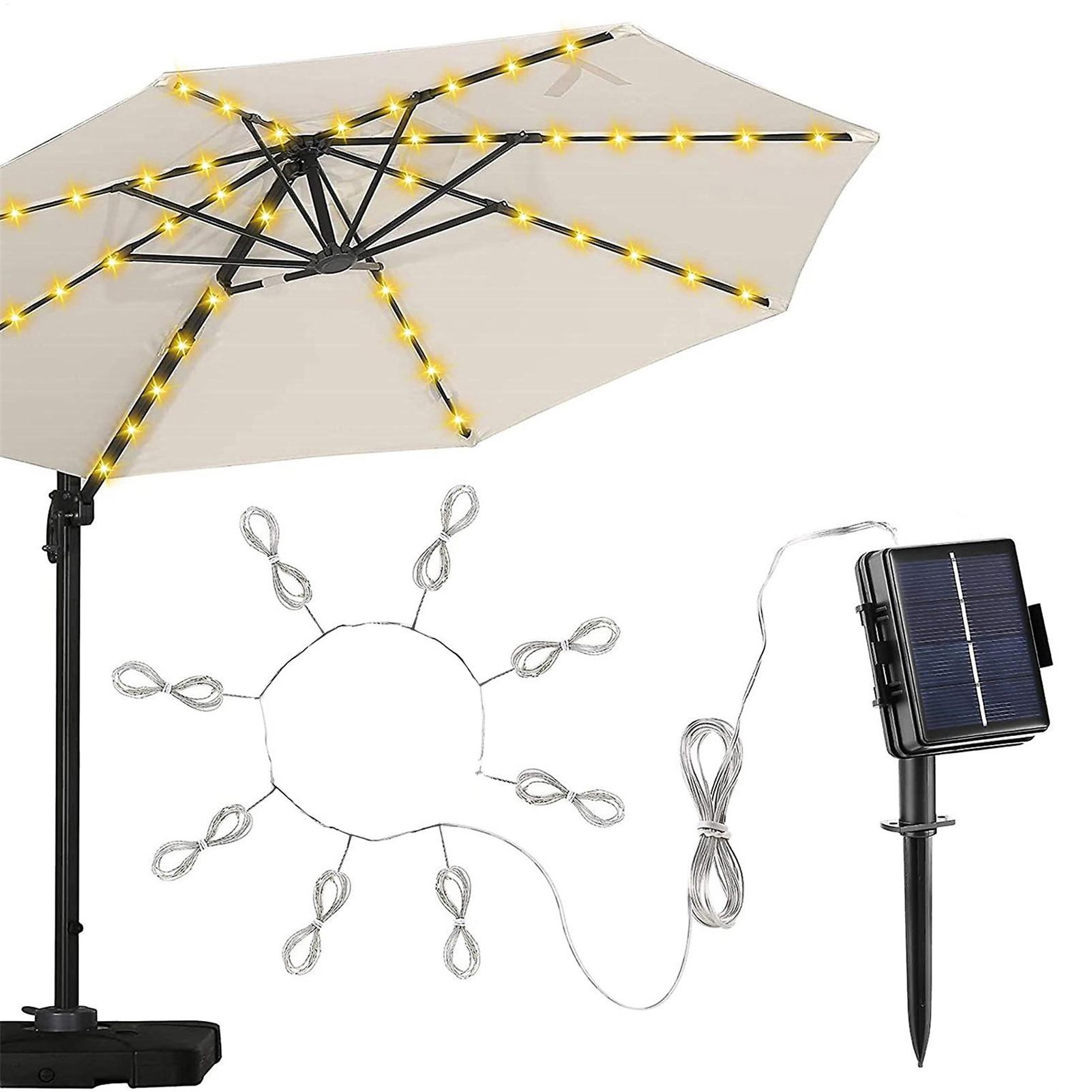 Smart Garden Umbrella - 104 LED Lampes Solaires pour Parasol