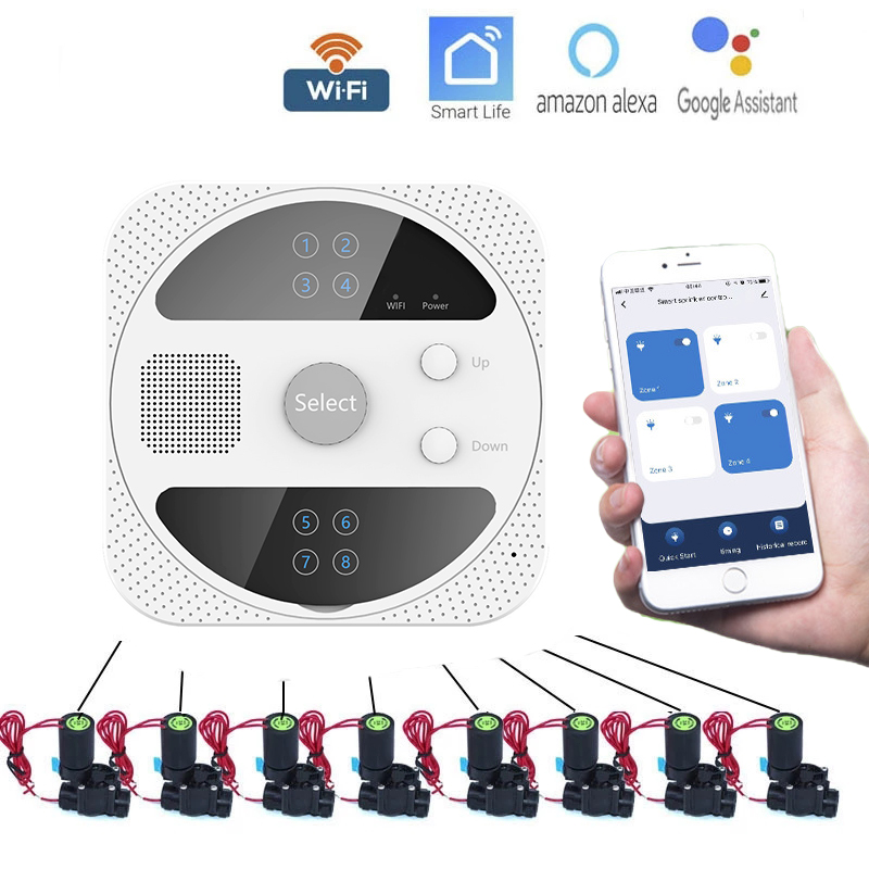 Smart Garden Keeper - Minuterie d'Arrosage Intelligente WiFi, Contrôleur d'Irrigation
