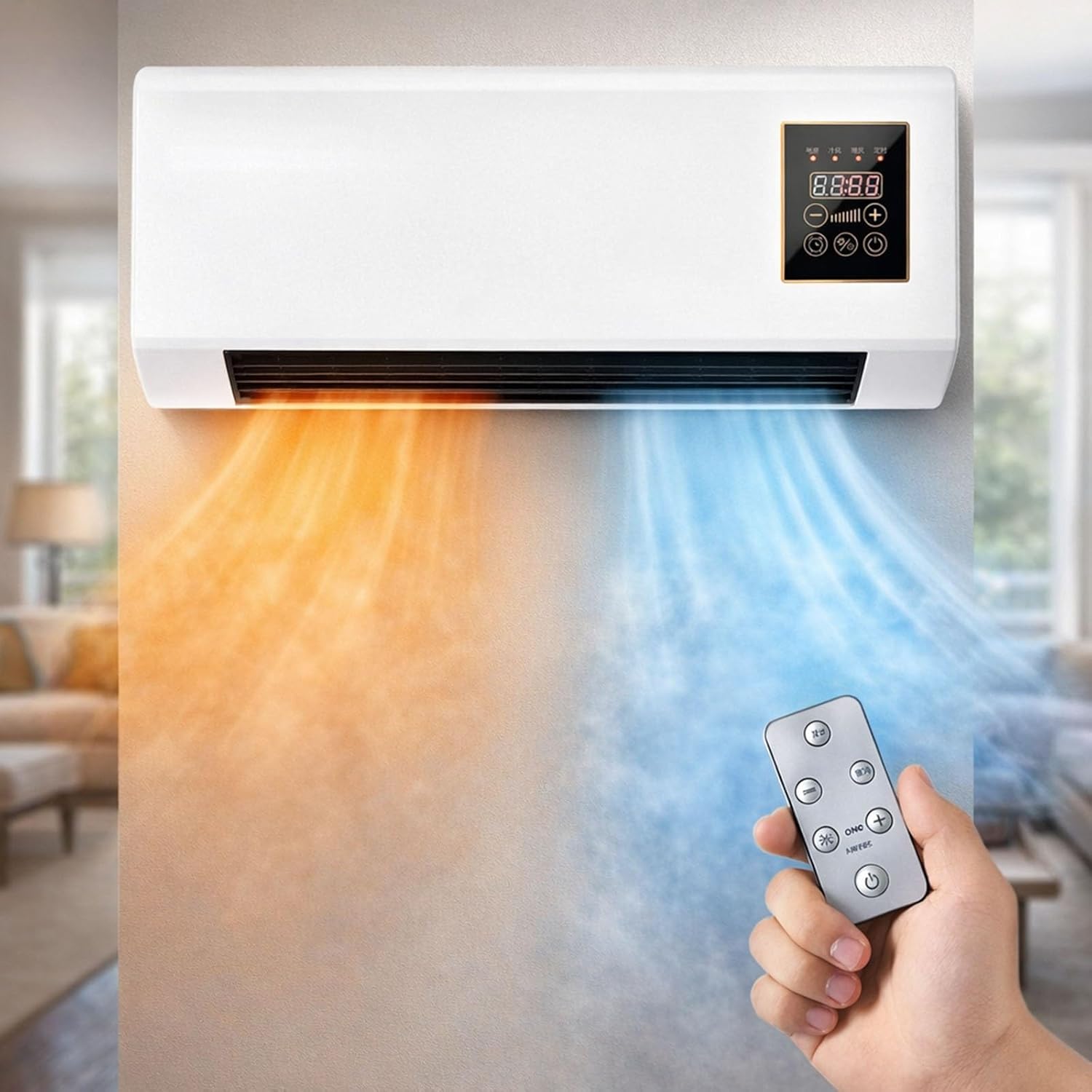 Smart Garden Rooms - Ventilateur de climatisation mural portable 2