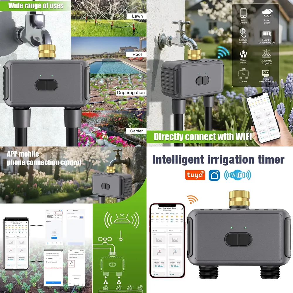 Smart Garden Timer - Programmateur d'arrosage intelligent WAP01 WiFi à