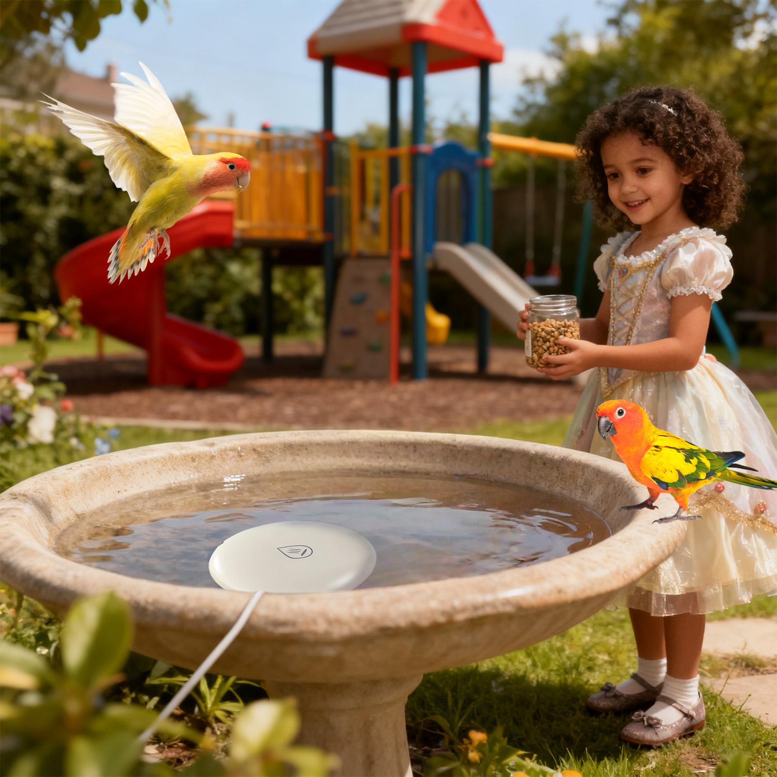 Smart Garden Bird Bath - Chauffage pour bain d'oiseaux, dégivreur intelligent