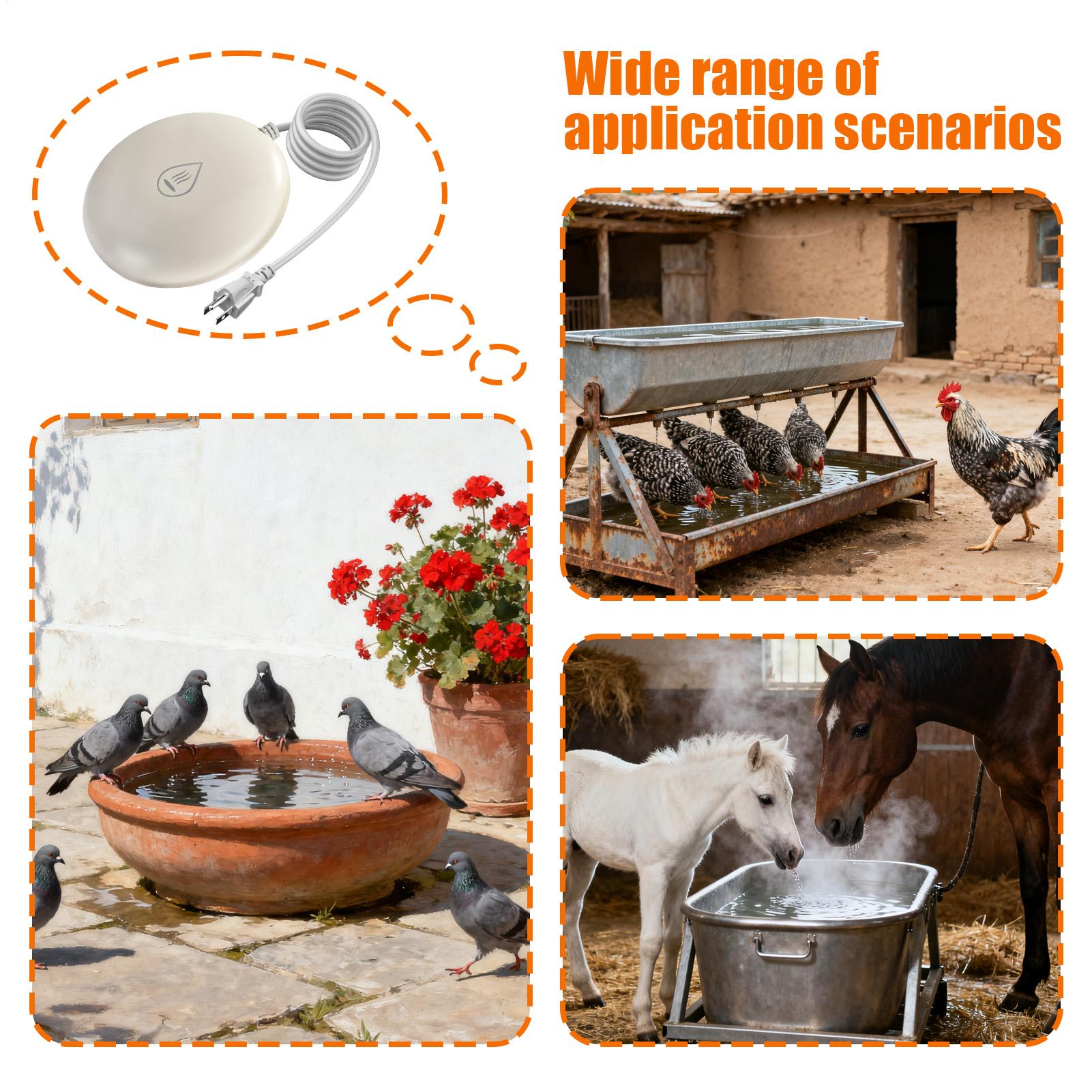 Smart Garden Bird Bath - Chauffage de bain d'oiseaux, abreuvoir intelligent