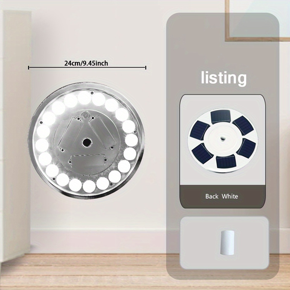 Lampe solaire LED pour mât de  - Smart Garden Umbrella avis et prix