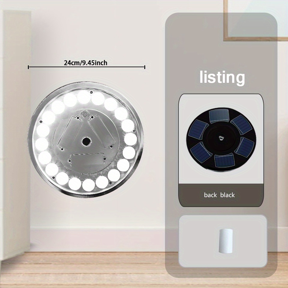 Lampe solaire LED pour mât de  - Smart Garden Umbrella avis et prix