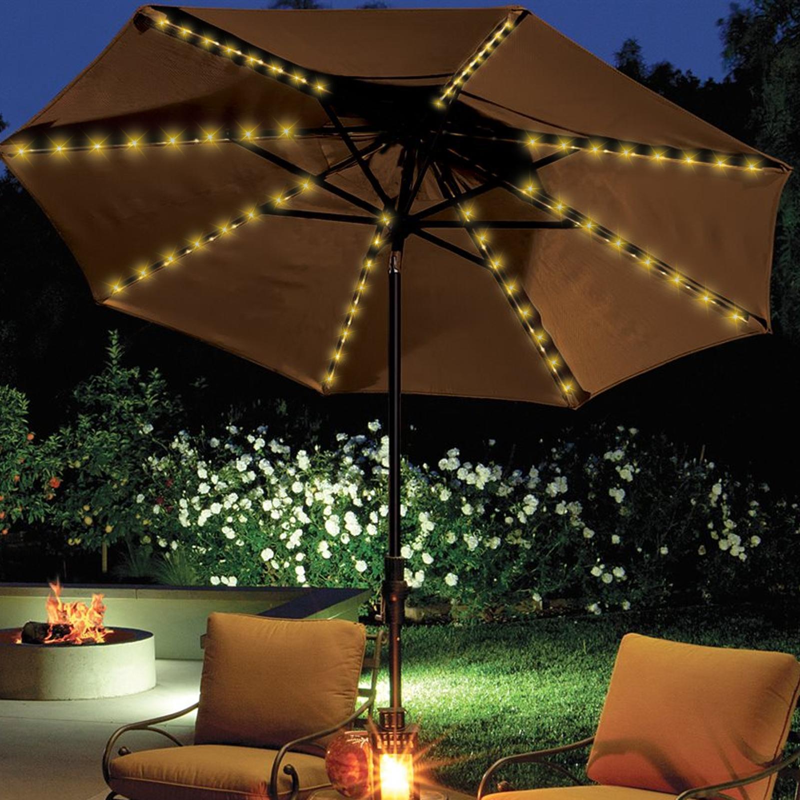 104 LED parapluie lumières écl - Smart Garden Umbrella avis et prix