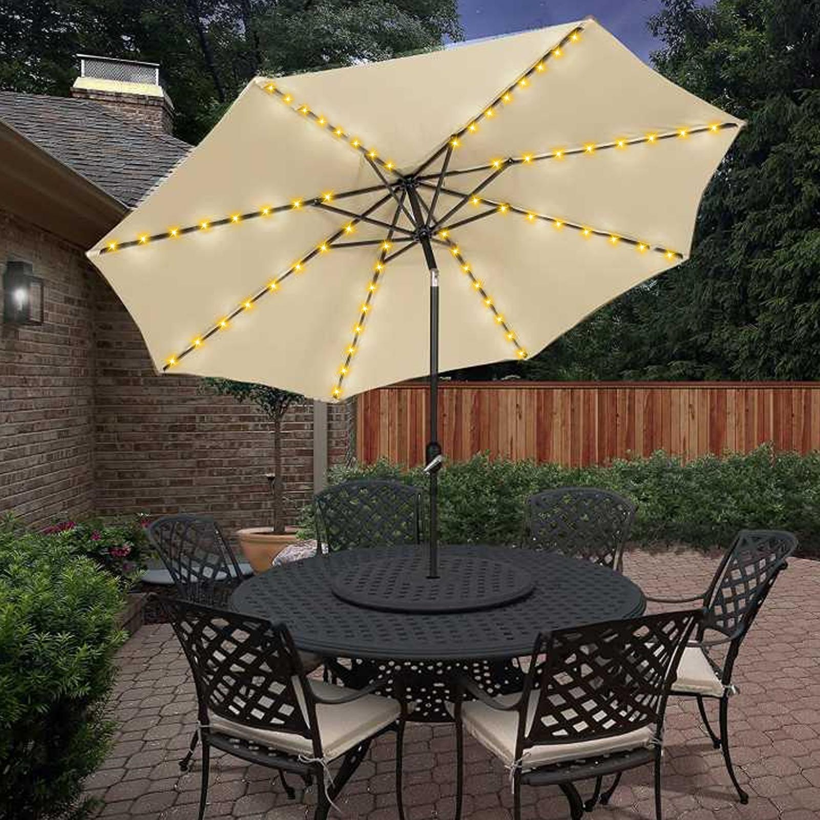104 LED parapluie lumières écl - Smart Garden Umbrella avis et prix