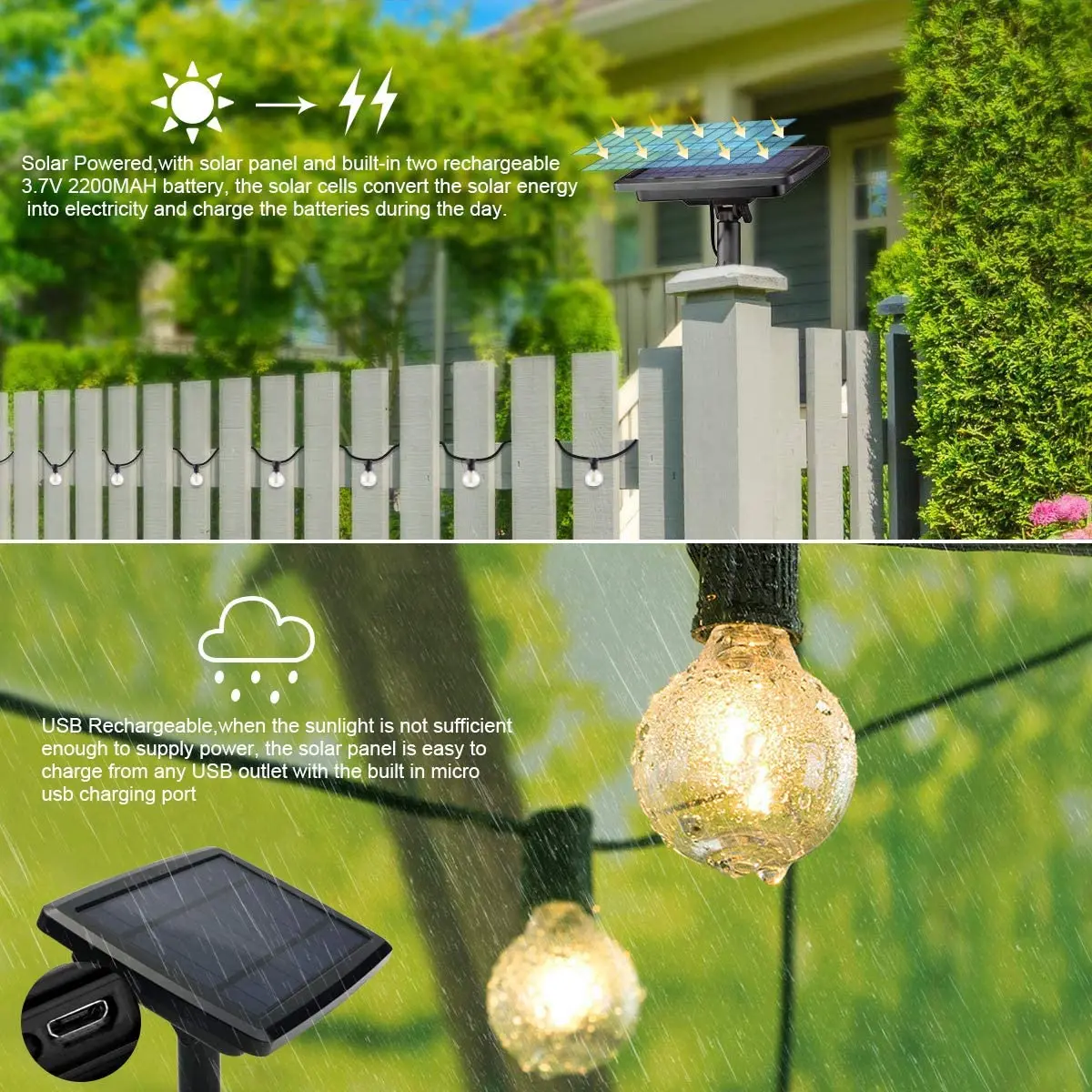 Guirxiété lumineuse solaire à  - Smart Garden Spotlights avis et prix