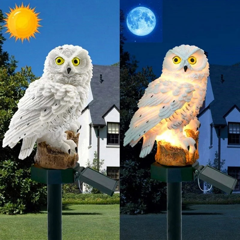 Statue de hibou solaire, lumiè - Smart Garden Spotlights avis et prix