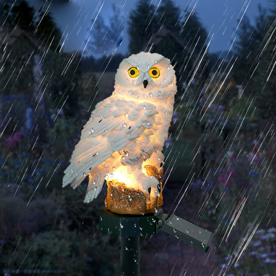 Statue de hibou solaire, lumiè - Smart Garden Spotlights avis et prix