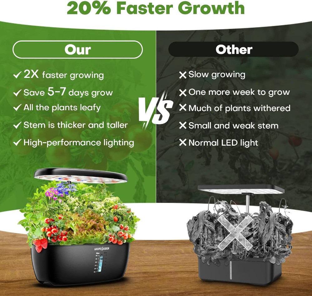 Jardin hydroponique à 12 pots  - Hydroponic Grow Pod avis et prix