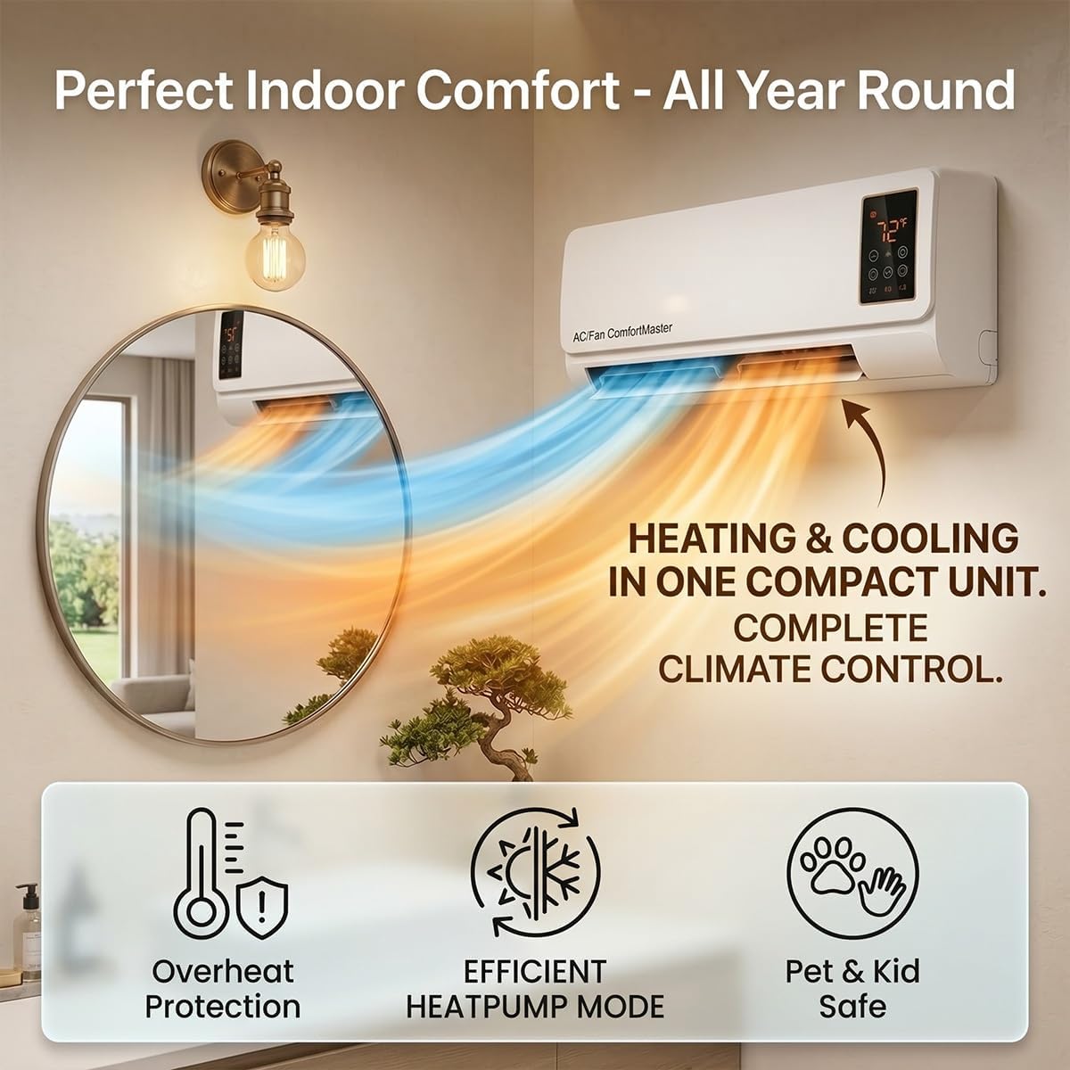 Ventilateur et chauffage combi - Smart Garden Rooms avis et prix