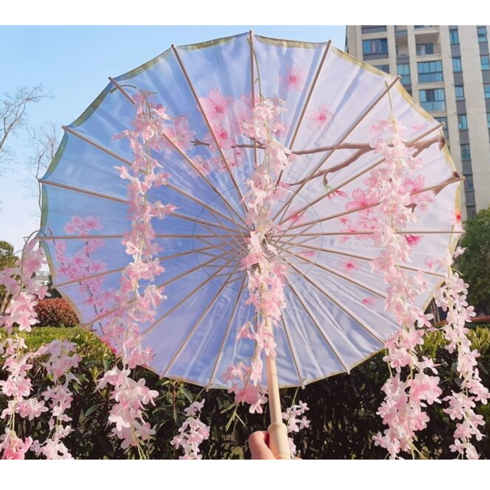 82CM 32 ''bleu ciel Hanfu Para - Smart Garden Umbrella avis et prix
